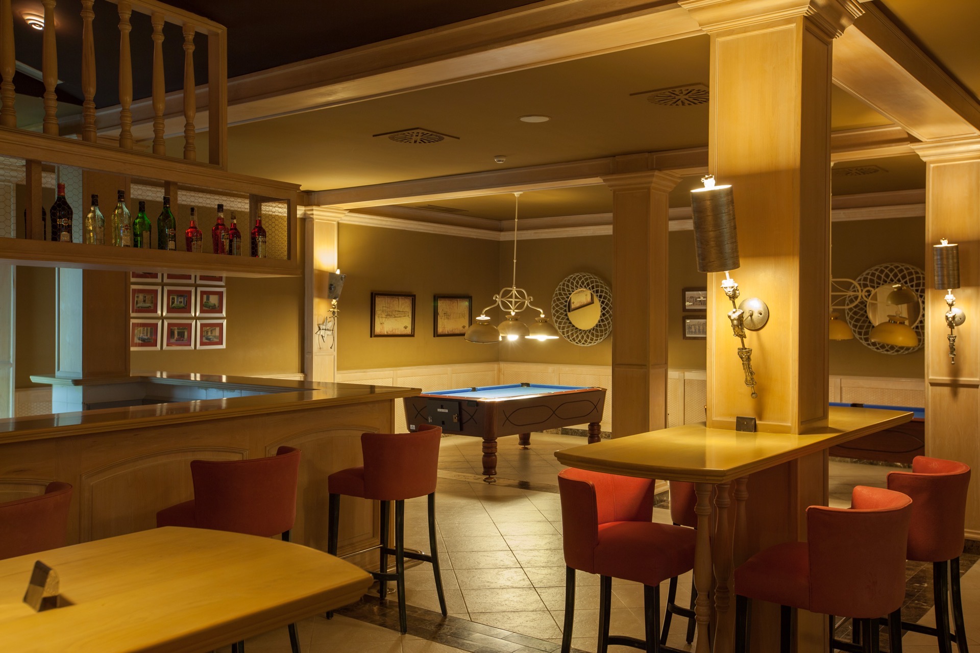 lopesan villa del conde resort & thalasso billiards bars area