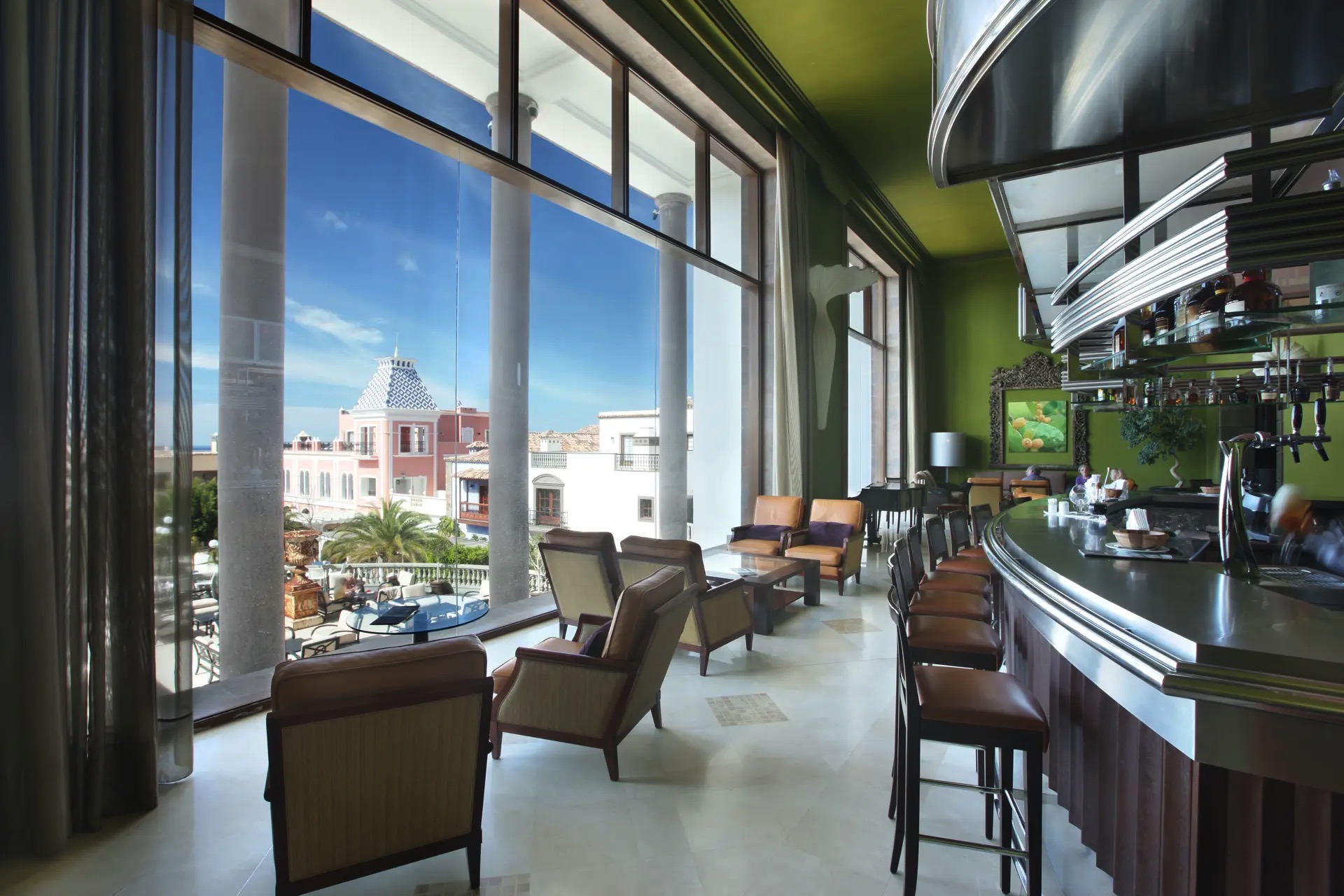 ausblicke akoran bar lopesan villa del conde resort & thalasso