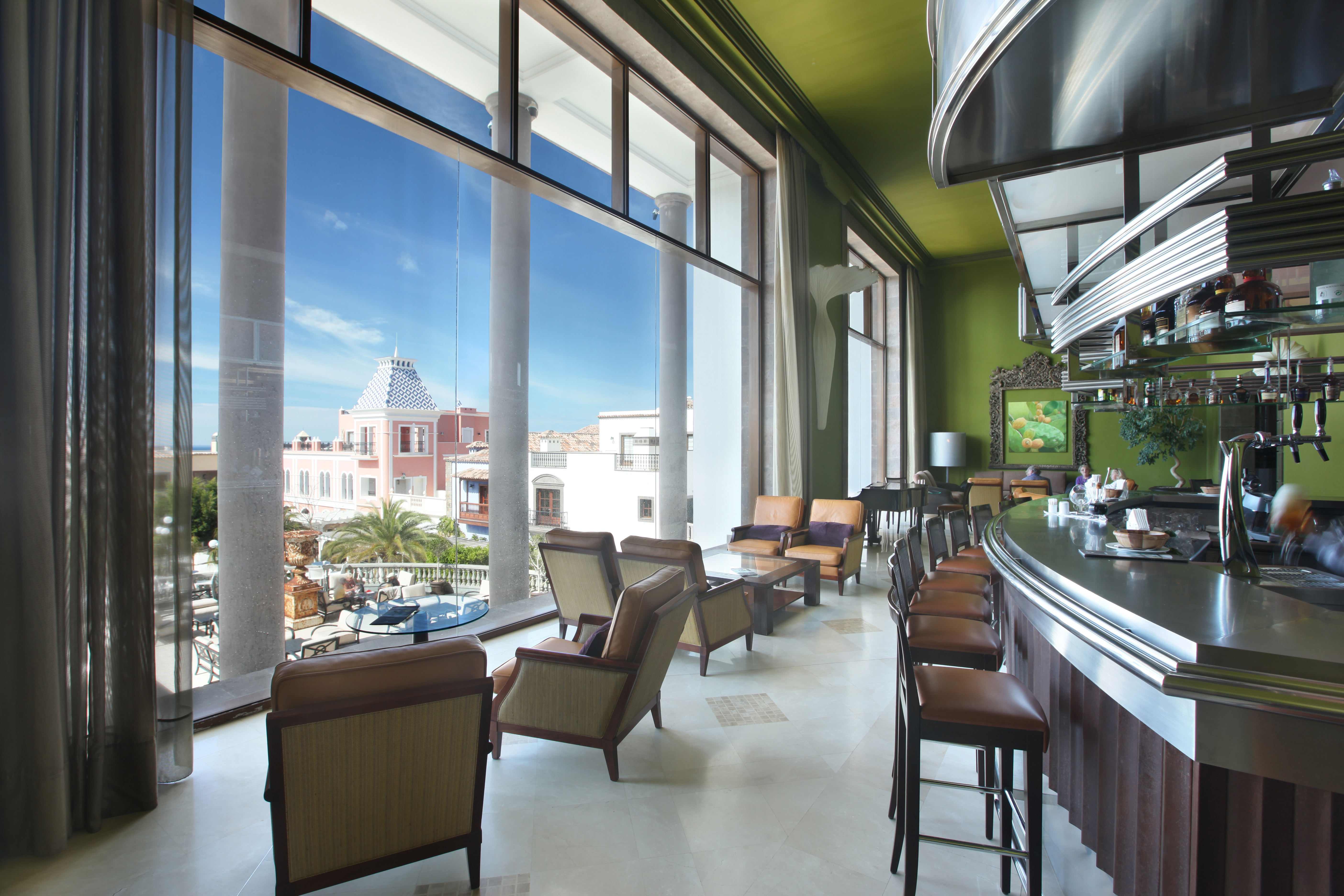 views akoran bar lopesan villa del conde resort & thalasso