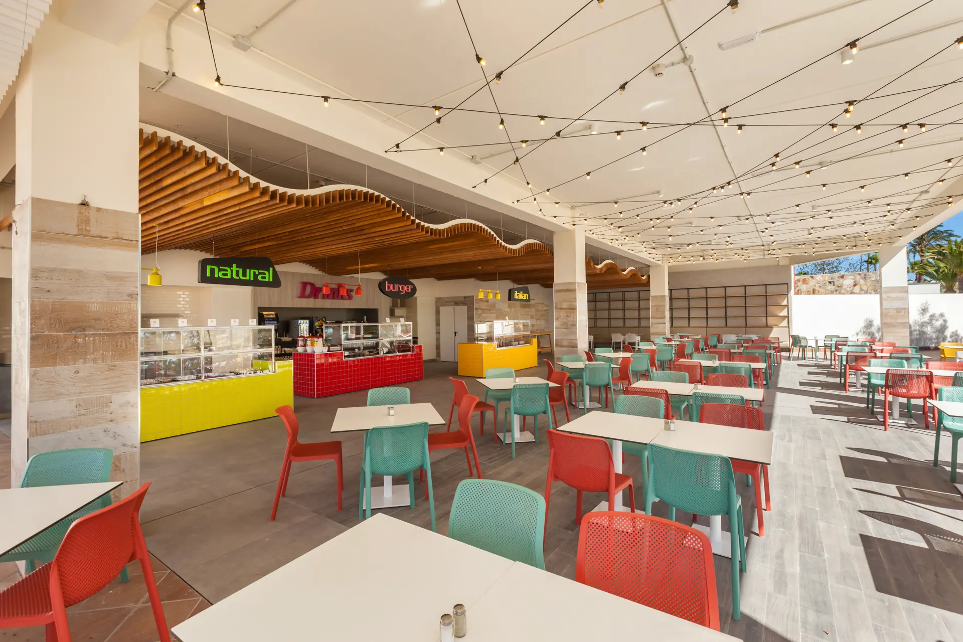 interior buffet abora interclub atlantic by lopesan hotels