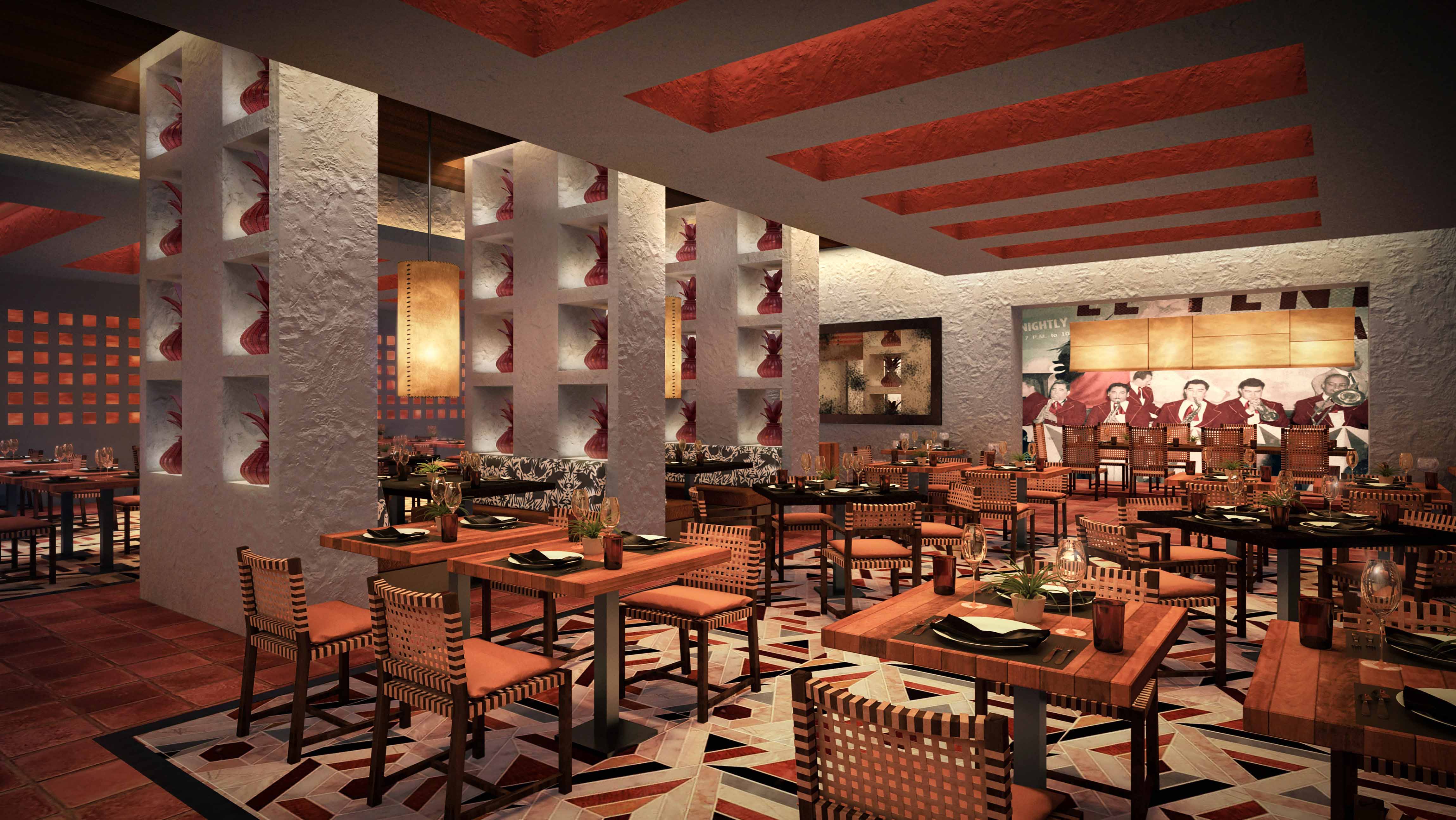 Restaurant Kahlo Tex-Mex-Küche im Lopesan Caoba Lagoon