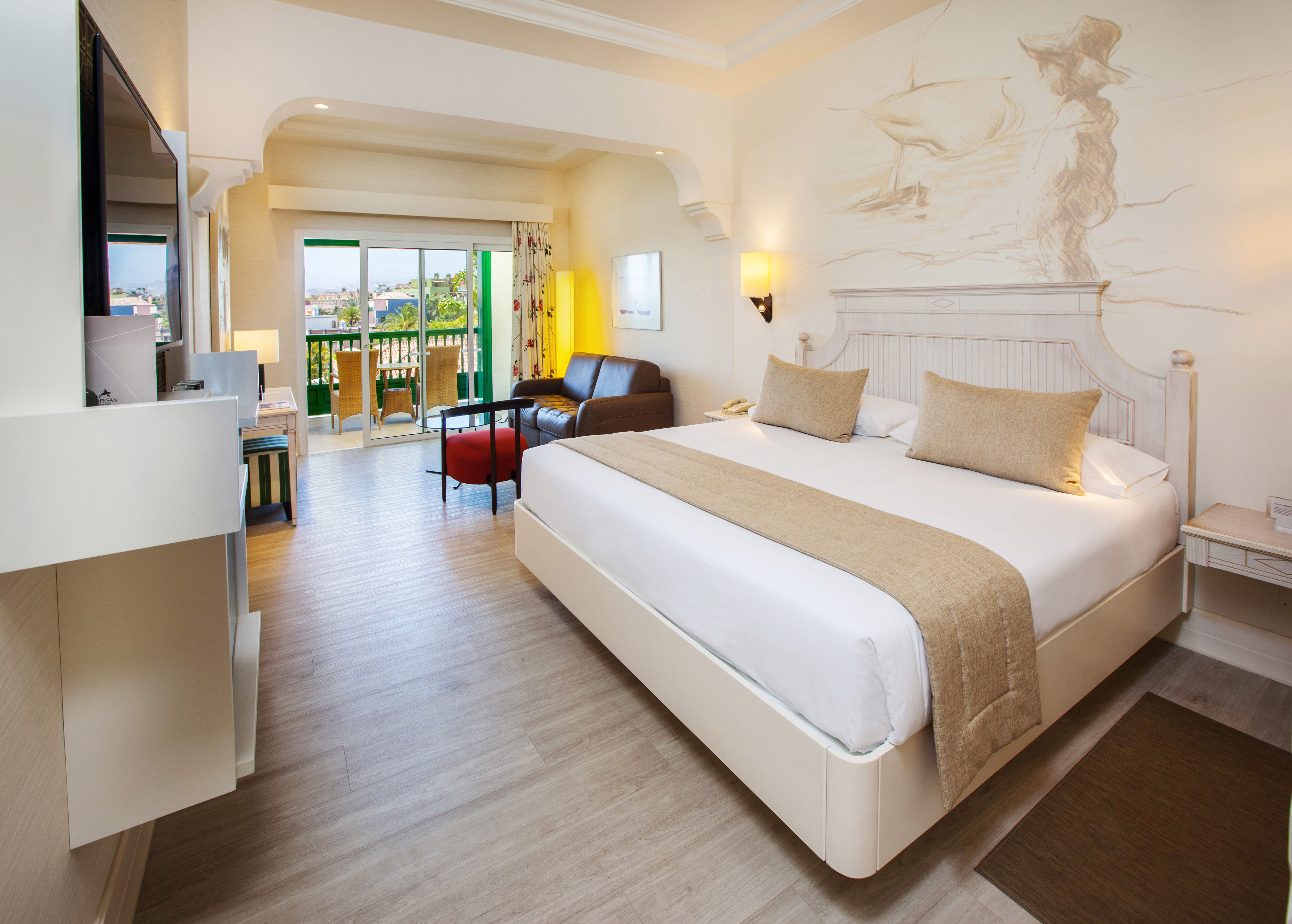 habitación doble estándar vista resort lopesan villa del conde