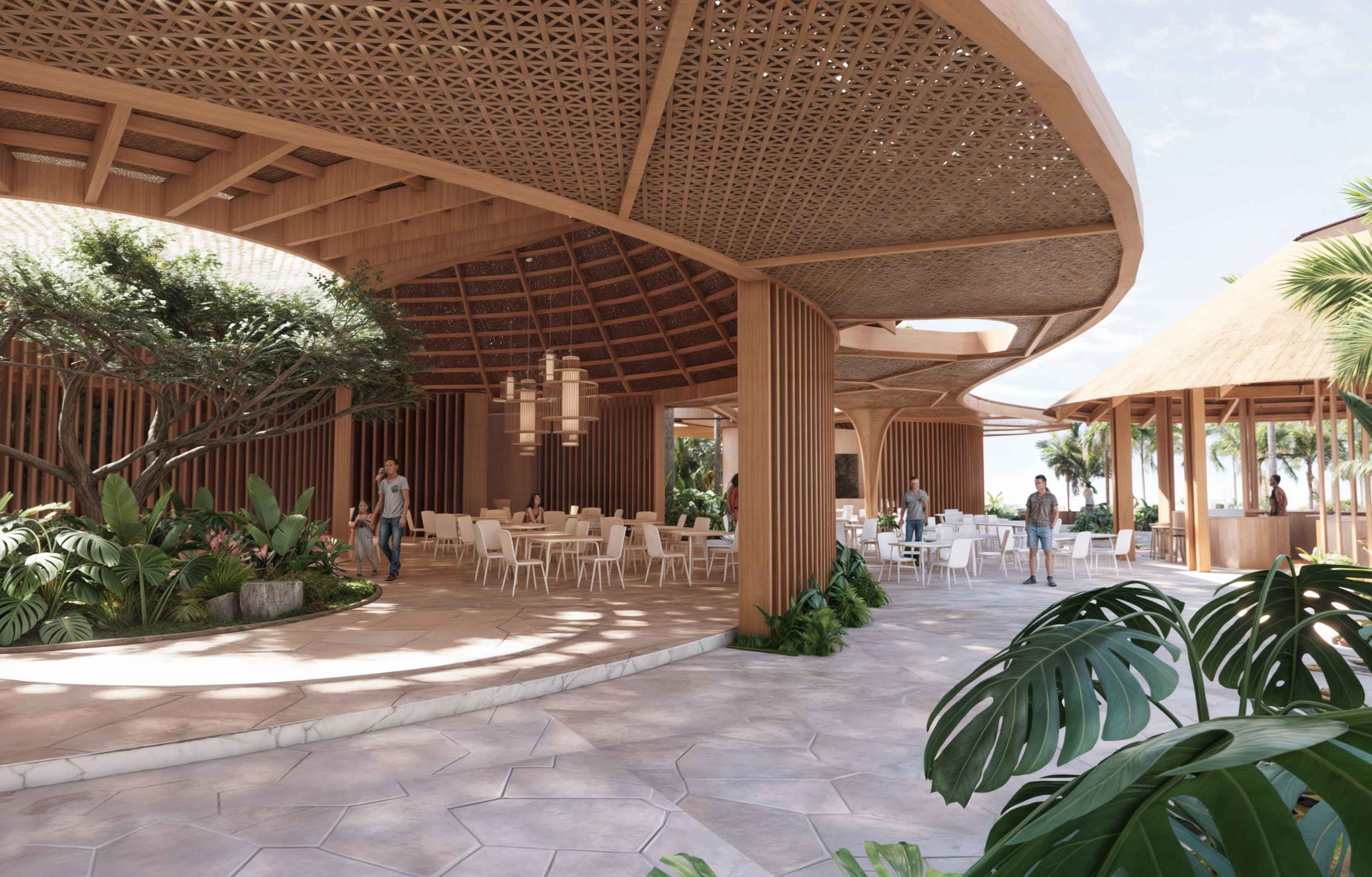 Vela Beach Bar en Lopesan Caoba Lagoon