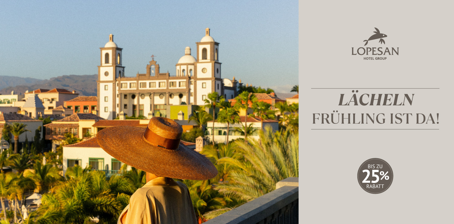  Lächeln. Die Essenz des kanarischen Luxus Im Lopesan  Villa del Conde 