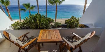 	Terrace of the Double Deluxe bungalow at IFA Villas Altamarena	