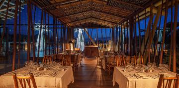 	Lounge of the Akara restaurant in the hotel Lopesan Baobab Resort	