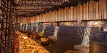 Intérieur de la réception de l'hôtel Lopesan Baobab Resort