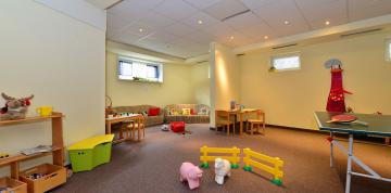 	Armchairs and room in the miniclub at the IFA Breitach Hotel	