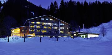 	IFA Breitach Hotel  illuminated at night	