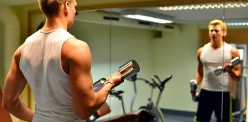 	Gym at the IFA Alpenrose Hotel 	