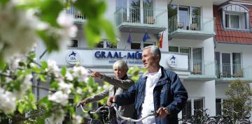 	Bicicletas en el exterior del IFA Graal-Müritz Hotel, Spa & Tagungen	