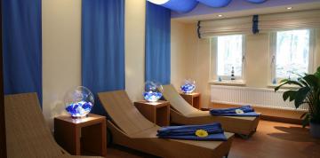 	Relaxing beds at the wellness centre of the IFA Graal-Müritz Hotel, Spa & Tagungen 	