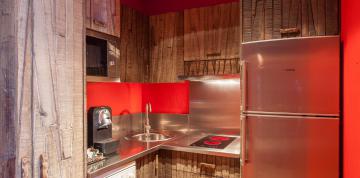 	Interior of the kitchen of the Royal Suite at the Lopesan Baobab Resort	