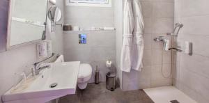 Standard Double Room bathroom adapted