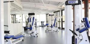 Blick auf das Fitnessstudio
